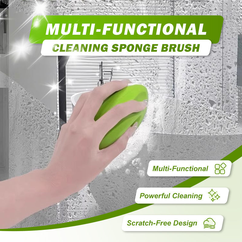Brosse Éponge de Nettoyage Multifonctionnelle Anti-Rayures