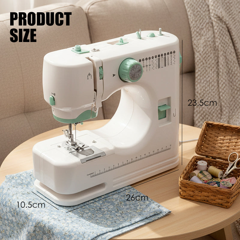 🧵 Machine à coudre électrique compacte pour usage domestique 💯